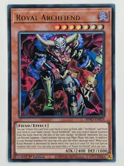 Yu Gi Oh - BPRO-EN014 Royal Archfiend - Ultra Rare - Image 1