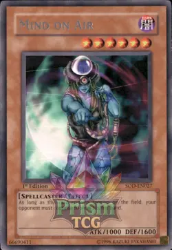 1st ed Mind on Air rare SOD-EN027 Yugioh - Image 1