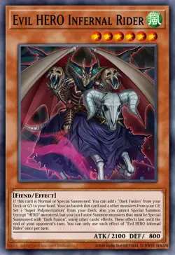 Yugioh SUDA-EN003 - Evil HERO Infernal Rider - Common - Image 1