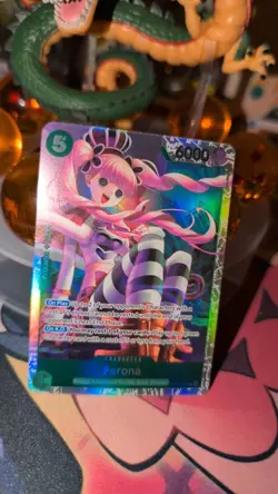 One Piece CCG Perona The Azure Sea's Seven SR Foil OP14-033 NM - Image 1