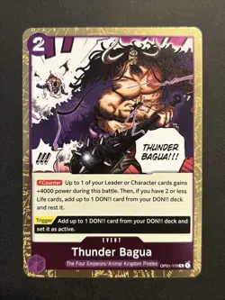 One Piece TCG Romance Dawn Thunder Bagua OP01-119 Foil NM Rare English - Image 1
