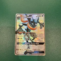 2019 Pokemon Sun & Moon Hidden Fates Greninja #SV56/SV94 Holo GX - Image 1