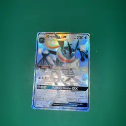 2019 Pokemon Sun & Moon Hidden Fates Greninja #SV56/SV94 Holo GX - Image 4