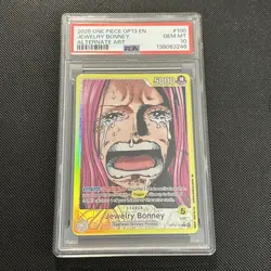 Jewelry Bonney (100) (Alternate Art) OP13-100 Carrying On His Will Foil PSA 10 - Image 1