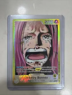 Jewelry Bonney (100) (Alternate Art) OP13-100 Carrying On His Will Foil - Image 1