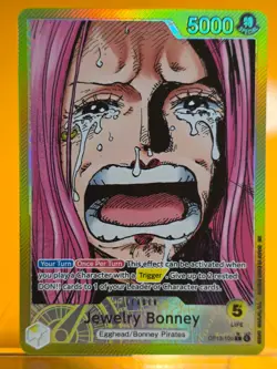 Jewelry Bonney (100) (Alternate Art) OP13-100 Carrying On His Will Foil - Image 1