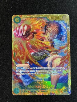 One Piece CCG Monkey D Luffy Op13-118 Sec Alt Art Near Mint - Image 1