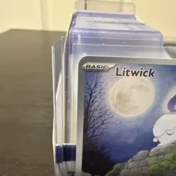 Pokemon TCG 2025 Litwick 101/086 White Flare Holo Illustration Rare NM - Image 4