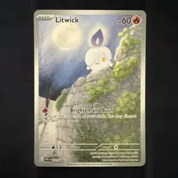 Pokemon TCG - Litwick Illustration Rare - 101/086 - SV: White Flare - NM - Image 1