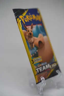 Pokemon TCG Team Up Mini Booster Pack 3 Card Snorlax Eevee Art Factory Sealed - Image 4