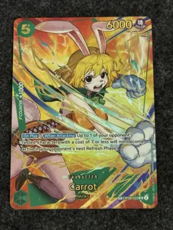 Carrot OP08-023 SR (SP) PRB02 The Best Vol. 2 One Piece TCG Card - Image 1