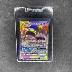 Pokemon TCG Muk Alolan Muk GX Holo Card 61/214 Ultra Rare SM Unbroken Bonds NM - Image 1