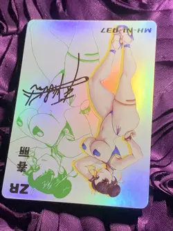 CHUN LI Special Hearts STREET FIGHTER GODDESS ZR INFLUENCER Anime Girl Holo Card - Image 3