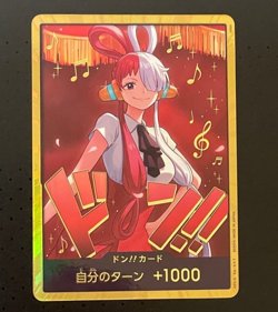 DON!! Card Uta Gold Parallel EB03 ONE PIECE Card Heroines Edition Japanese NM - Image 3