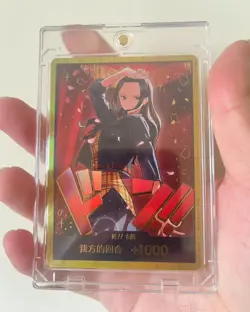 4 Pcs One Piece Chinese EB03 Heroines Edition DON!! Uta GOLD Card DON NM - Image 3