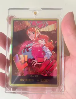 4 Pcs One Piece Chinese EB03 Heroines Edition DON!! Uta GOLD Card DON NM - Image 5