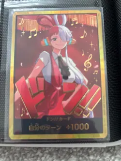 Uta Gold Don Card One Piece Card Japanese EB03 Heroines Edition NM - Image 1