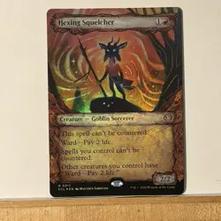 Hexing Squelcher (Foil) (Showcase) Lorwyn Eclipsed NM ECL MTG Rare 317 - Image 1