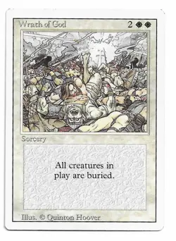 MTG Wrath of God X1 Revised edition rare - Image 1