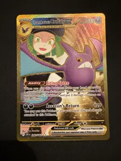 Team Rocket's Crobat ex Hyper Rare SV10: Destined Rivals 242/182 NM Pokemon - Image 1