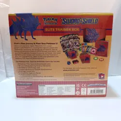 Pokemon Sword & Shield Base Elite Trainer Box Zacian Sealed - Image 2
