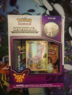 Pokemon 2016 XY Generations Mew Mythical Pin Collection Box Sealed - Image 1
