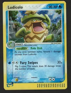 Pokemon TCG Ludicolo Nintendo Black Star Promos 20 Holo Promo MP Swirl 020 - Image 4