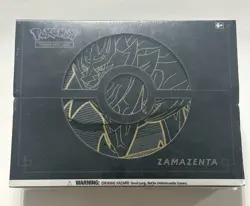 Pokemon TCG Sword & Shield Zamazenta ETB Elite Trainer Box Plus Factory Sealed - Image 1
