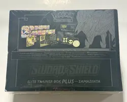 Pokemon TCG Sword & Shield Zamazenta ETB Elite Trainer Box Plus Factory Sealed - Image 2