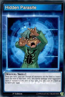 1x Hidden Parasite - 1st Edition NM Eng YuGiOh - Speed Duel Ultimate Predators - Image 1