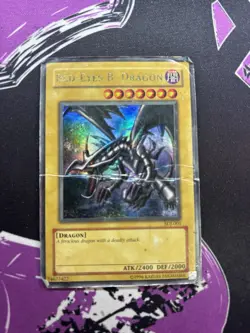 Yugioh Red-Eyes B. Dragon SDJ-001 Ultra Rare Unlimited DMG - Image 5