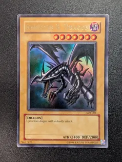 Yu-Gi-Oh Red-Eyes B. Dragon SDJ-001 Ultra Rare Unlimited Edition LP - Image 1