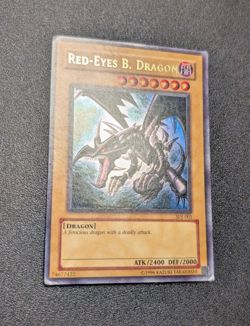 Yu-Gi-Oh Red-Eyes B. Dragon SDJ-001 Ultra Rare Unlimited Edition LP - Image 2
