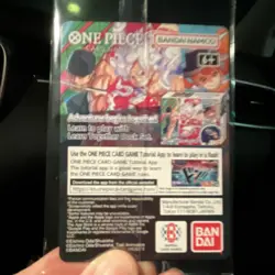 Bandai One Piece CCG Monkey.D.Luffy Promo Holo 5000 Power US Voyage Card - Image 2
