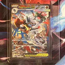 Pokemon TCG Mega Lucario EX Sir 179/132 NM *PACK FRESH* - Image 1