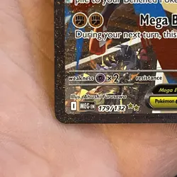 Pokemon TCG Mega Lucario EX Sir 179/132 NM *PACK FRESH* - Image 3