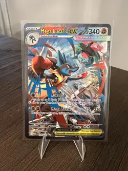 Pokemon TCG Mega Lucario EX 179/132 Mega Evolution SIR English NM Pack Fresh - Image 1