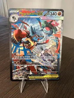 Pokemon TCG Mega Lucario EX 179/132 Mega Evolution SIR English NM Pack Fresh - Image 4