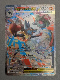 Pokemon TCG Mega Evolutions Mega Lucario EX SIR 179/132 NM - Pack Fresh - Image 1