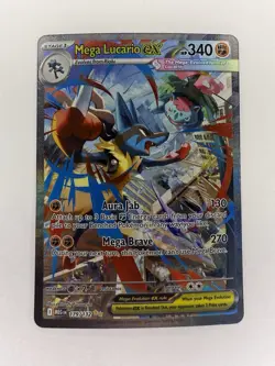 Mega Lucario ex 179/132 - Pokemon TCG Mega Evolution Holo SIR PACK FRESH NM - Image 1