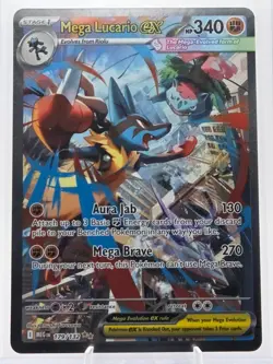 Mega Lucario ex 179/132 - Pokemon TCG Mega Evolution Holo SIR PACK FRESH NM/M - Image 1