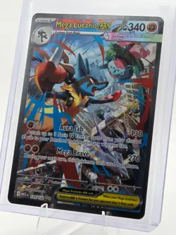 Mega Lucario ex 179/132 - Pokemon TCG Mega Evolution Holo SIR PACK FRESH NM/M - Image 2