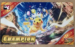 Play! Pokemon Tera Pikachu League Cup Champion Playmat TCG Play Mat Brand New - Image 1