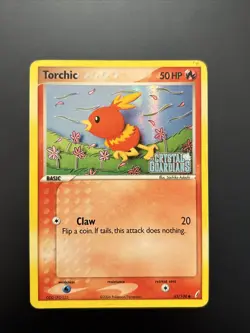 Torchic 65/100 Pokemon TCG EX Crystal Guardians Stamp Reverse Holo - Image 1