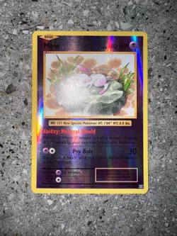 Pokemon TCG Cards Mew 53/108 Evolutions Reverse Holo Rare - Image 3