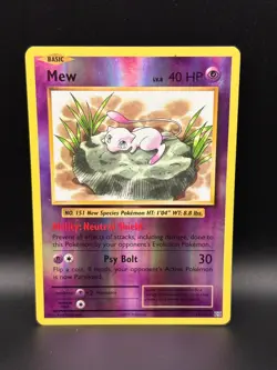 Pokemon TCG Mew Reverse Holo + Mewtwo Non-Holo Rare XY Evolutions 53/108 51/108 - Image 3