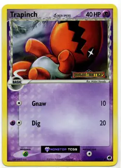 Trapinch Delta Species 68/101 Pokemon TCG Dragon Frontiers Reverse Holo Stamped - Image 1