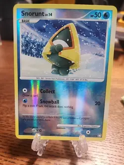 Snorunt 100/123 Mysterious Treasures Reverse Holo 2007 Pokemon TCG LP - Image 1
