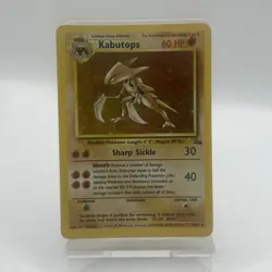 Kabutops 9/62 Fossil WOTC Holo Rare Pokemon Card MP - Image 1