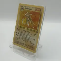 Kabutops 9/62 Fossil WOTC Holo Rare Pokemon Card MP - Image 3